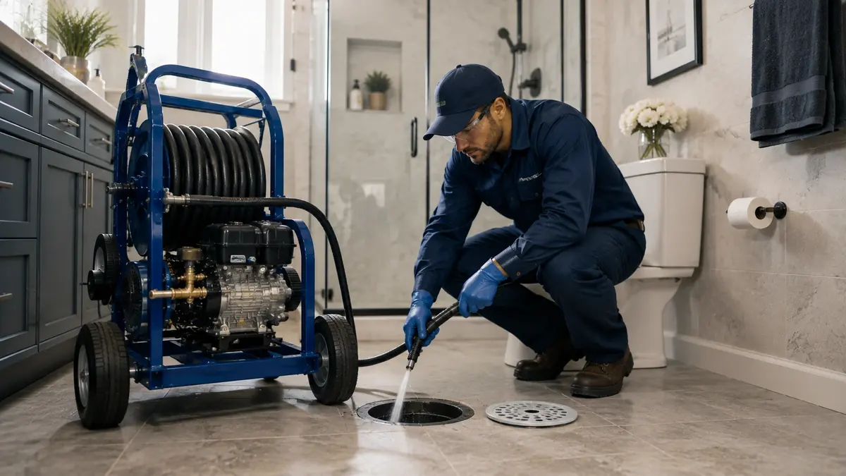 Bathroom Drain Hydro Jetting in Kettleman City