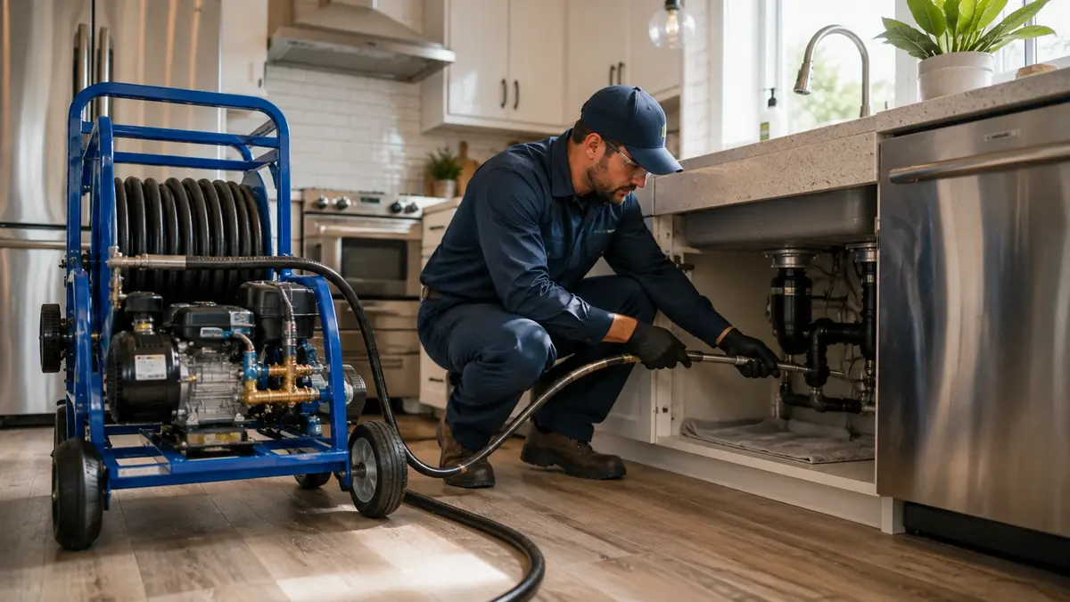 Kitchen Drain Hydro Jetting in Kettleman City