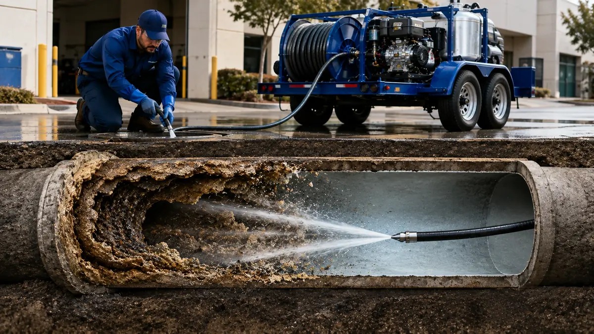 Sewer Pipe Descaling in Kettleman City
